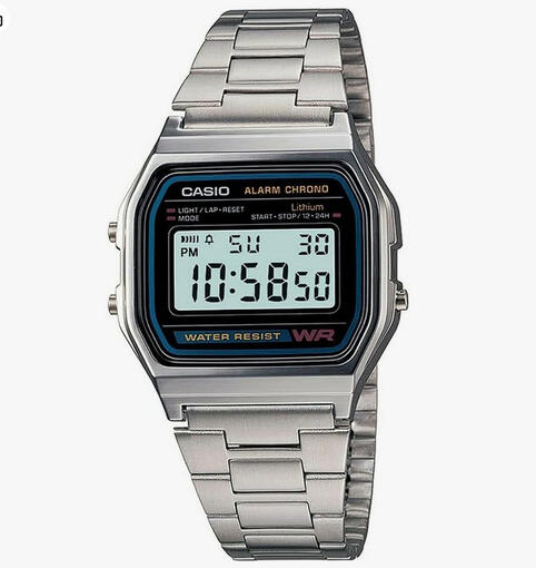 CASIO ساعة رجالية من كاسيو مقاومة للماء